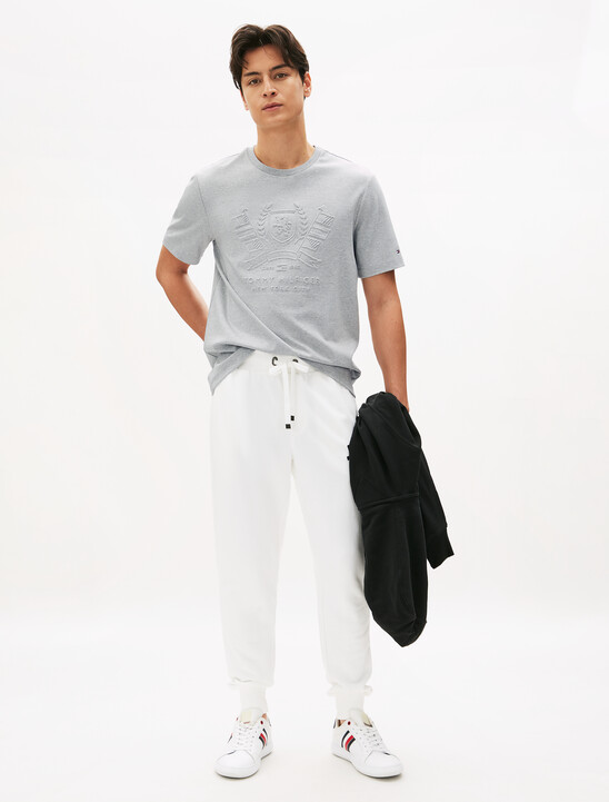 Embossed Icon Graphic T-Shirt
