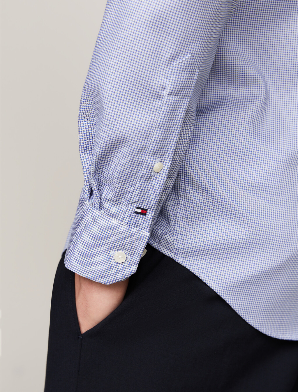 Smart Casual Check Slim Fit Shirt, Turbine Grey Check, hi-res
