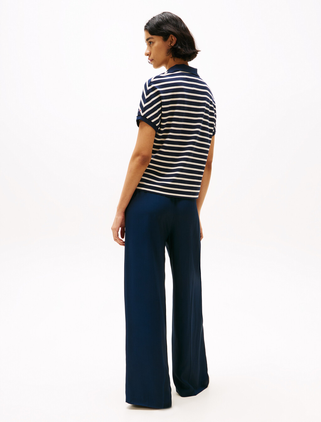 Relaxed Polo Shirt, Dark Night Navy/Calico Stp, hi-res