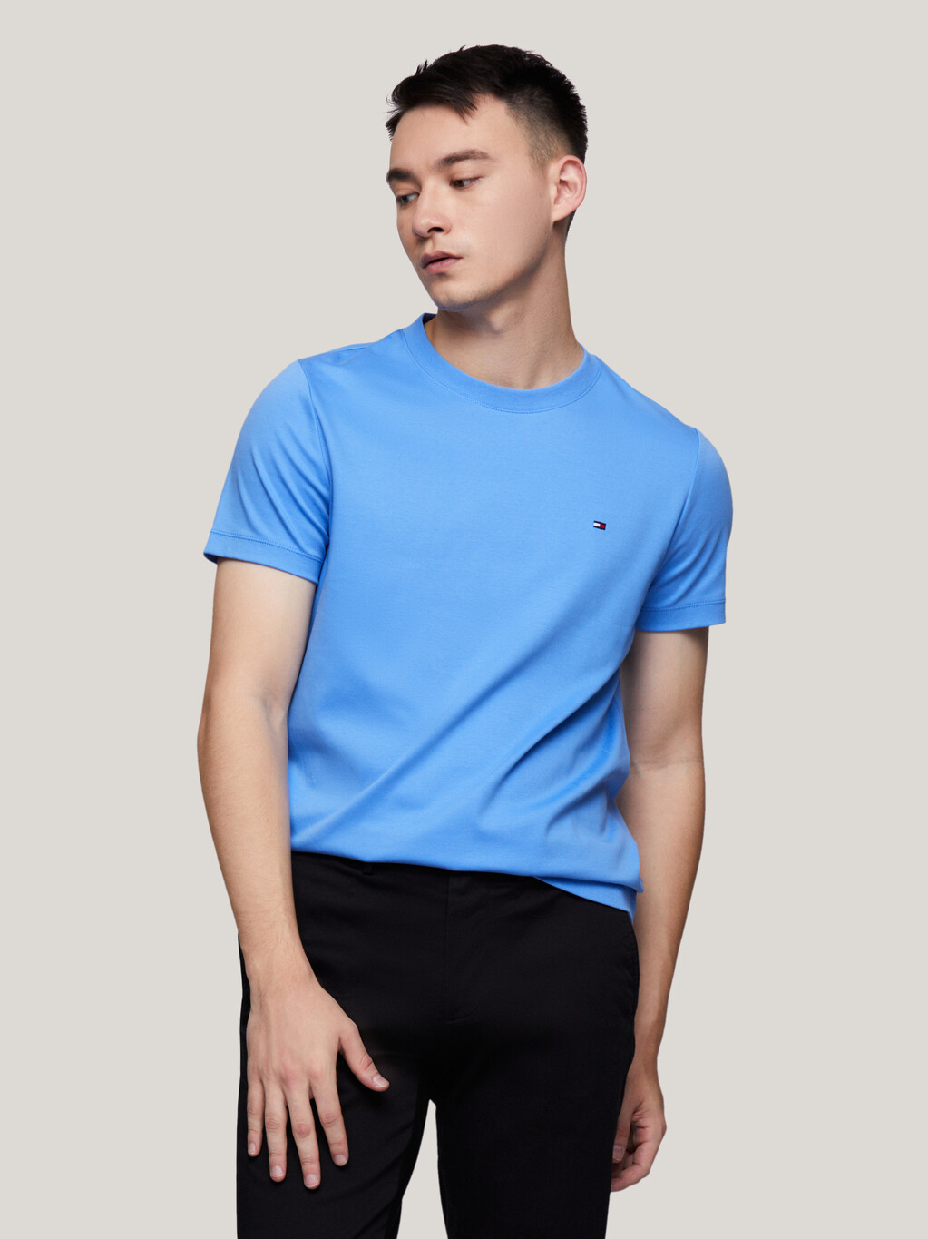 Interlock Slim Fit T-Shirt, Blue Spell, hi-res