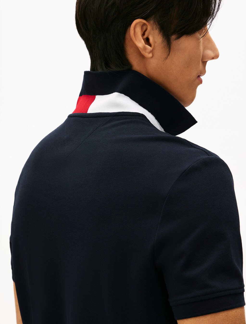 拼色翻領 Polo 衫, Desert Sky, hi-res