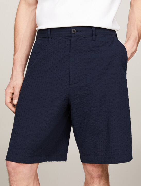 Seersucker Bermuda Chino Shorts