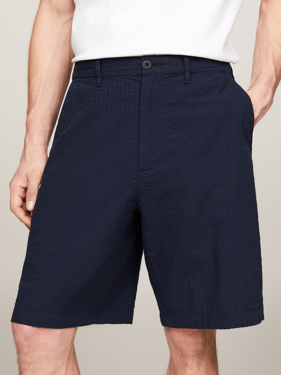 Seersucker Bermuda Chino Shorts