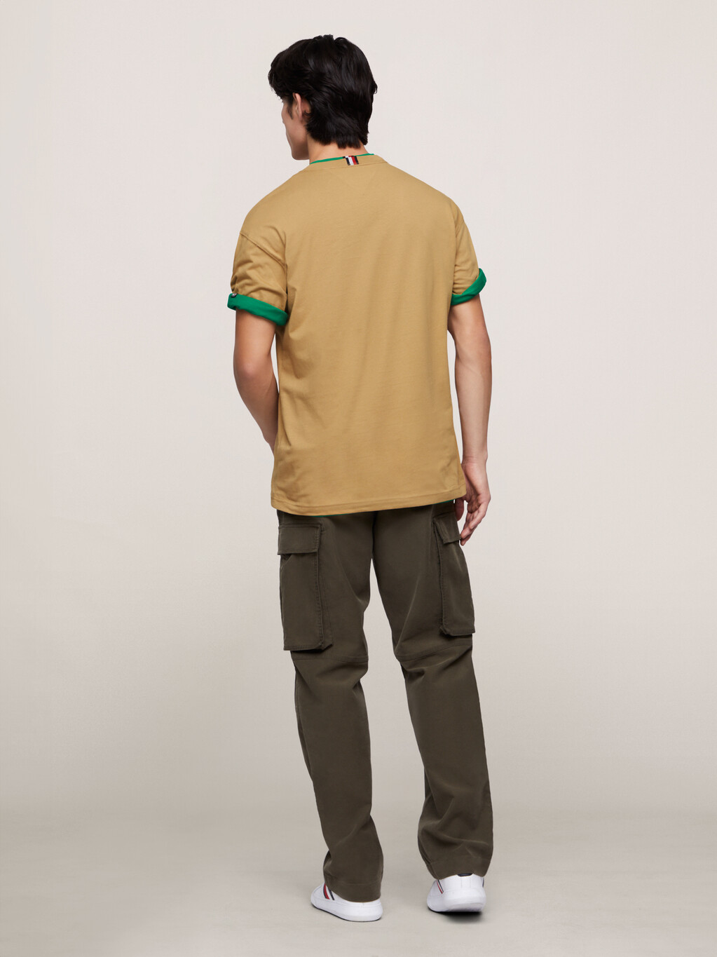 Monotype Embroidery T-Shirt, Classic Khaki, hi-res