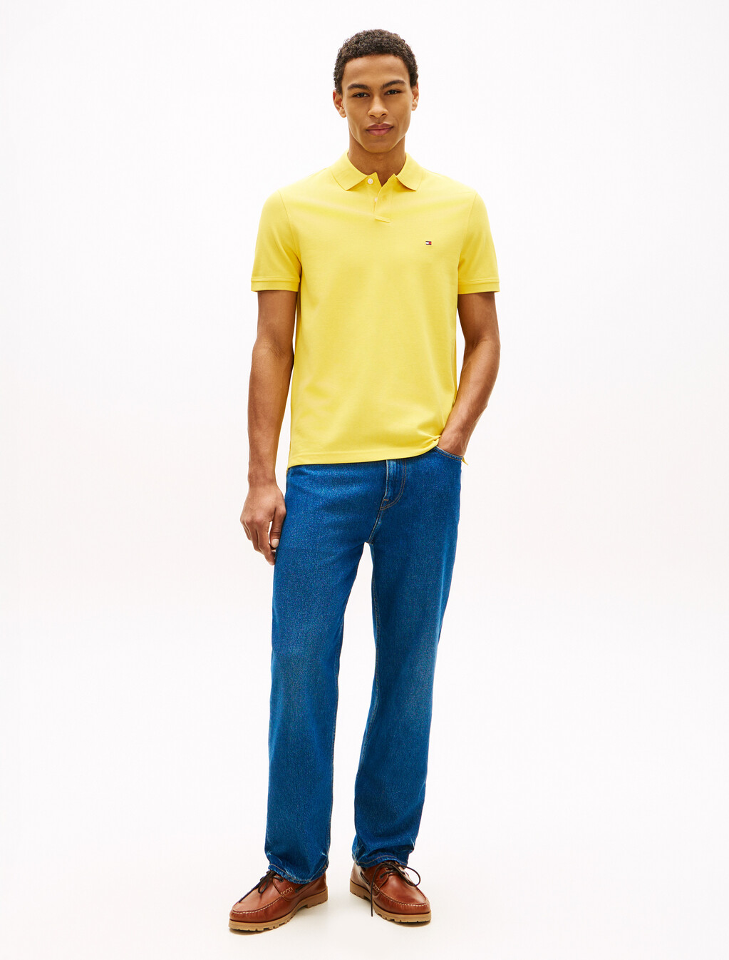Asia Fit 1985 Regular Polo, Morningside Yellow, hi-res