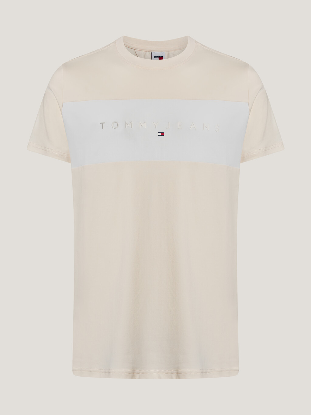 拼色標準版型 T 恤, Ancient White, hi-res