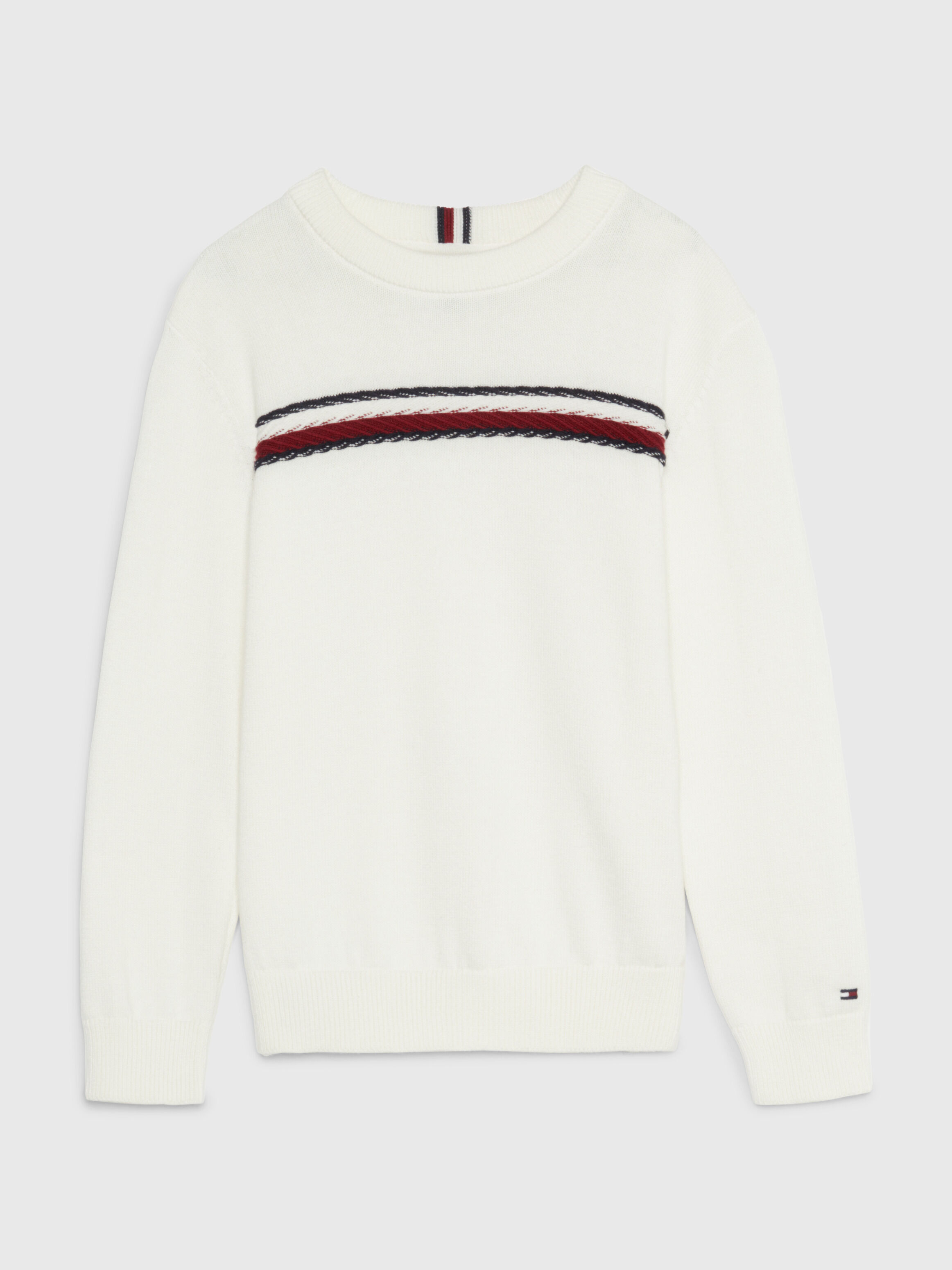 Tommy hilfiger white sweater cheap