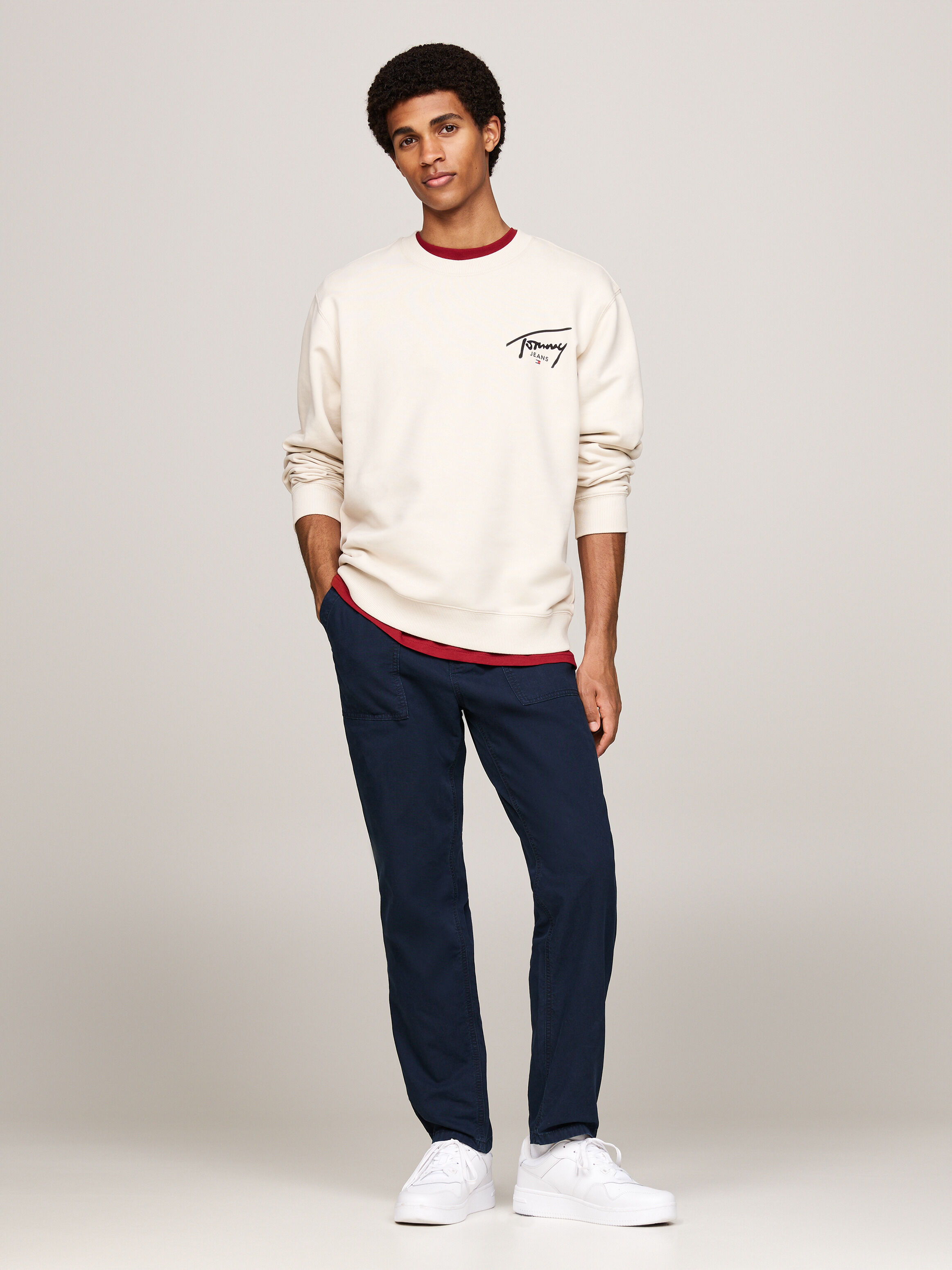 Tommy hilfiger crew neck men outlet