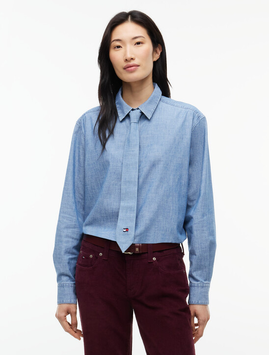 Chambray Tie Shirt