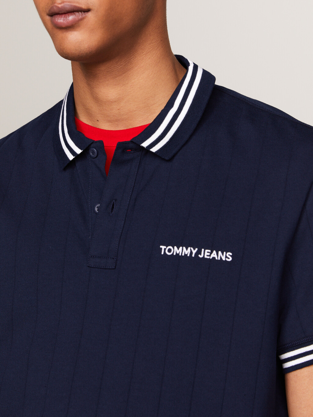 Classic Varsity Stripe Polo, Dark Night Navy, hi-res