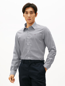 Non Iron Stripe Long Sleeve Shirt, Desert Sky / Stripes, hi-res