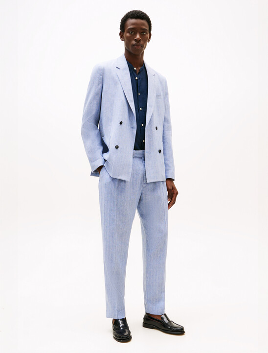 Smart Casual Relaxed Linen Blend Blazer