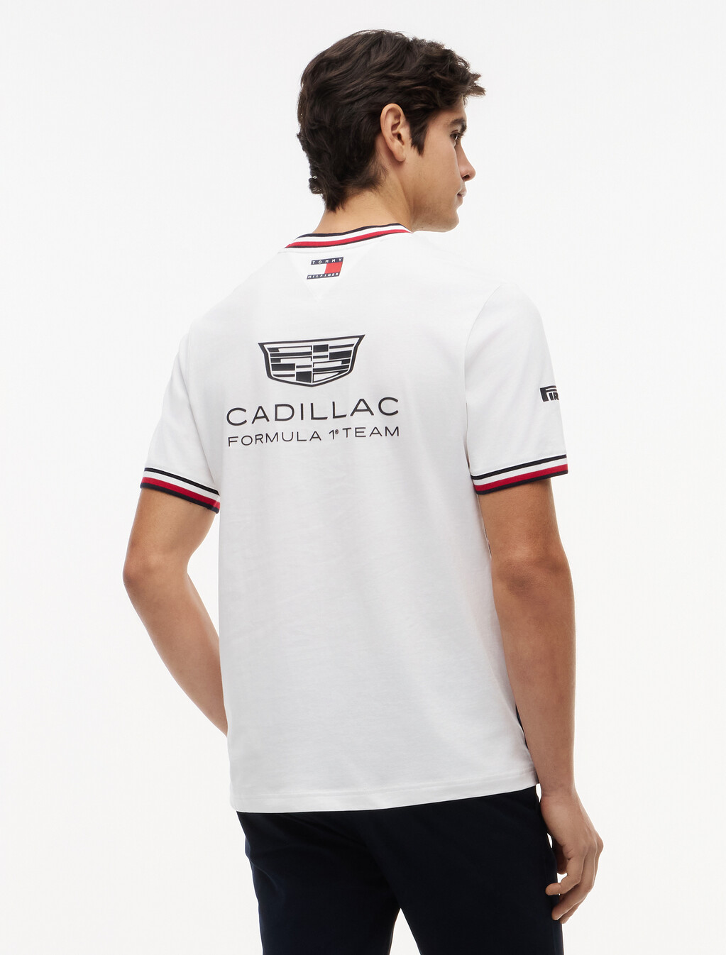 TH x Cadillac Formula 1&reg; 車隊復刻版 T 恤, White, hi-res