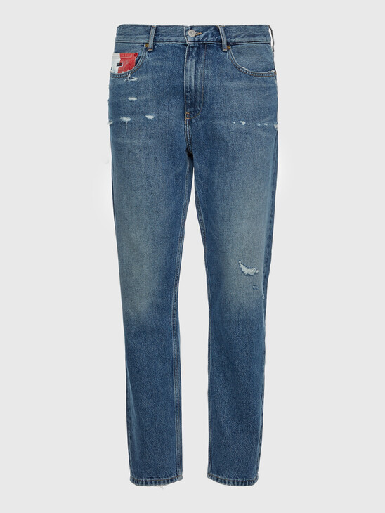 DAD REGULAR TAPERED FADED DISTRESSED JEANS