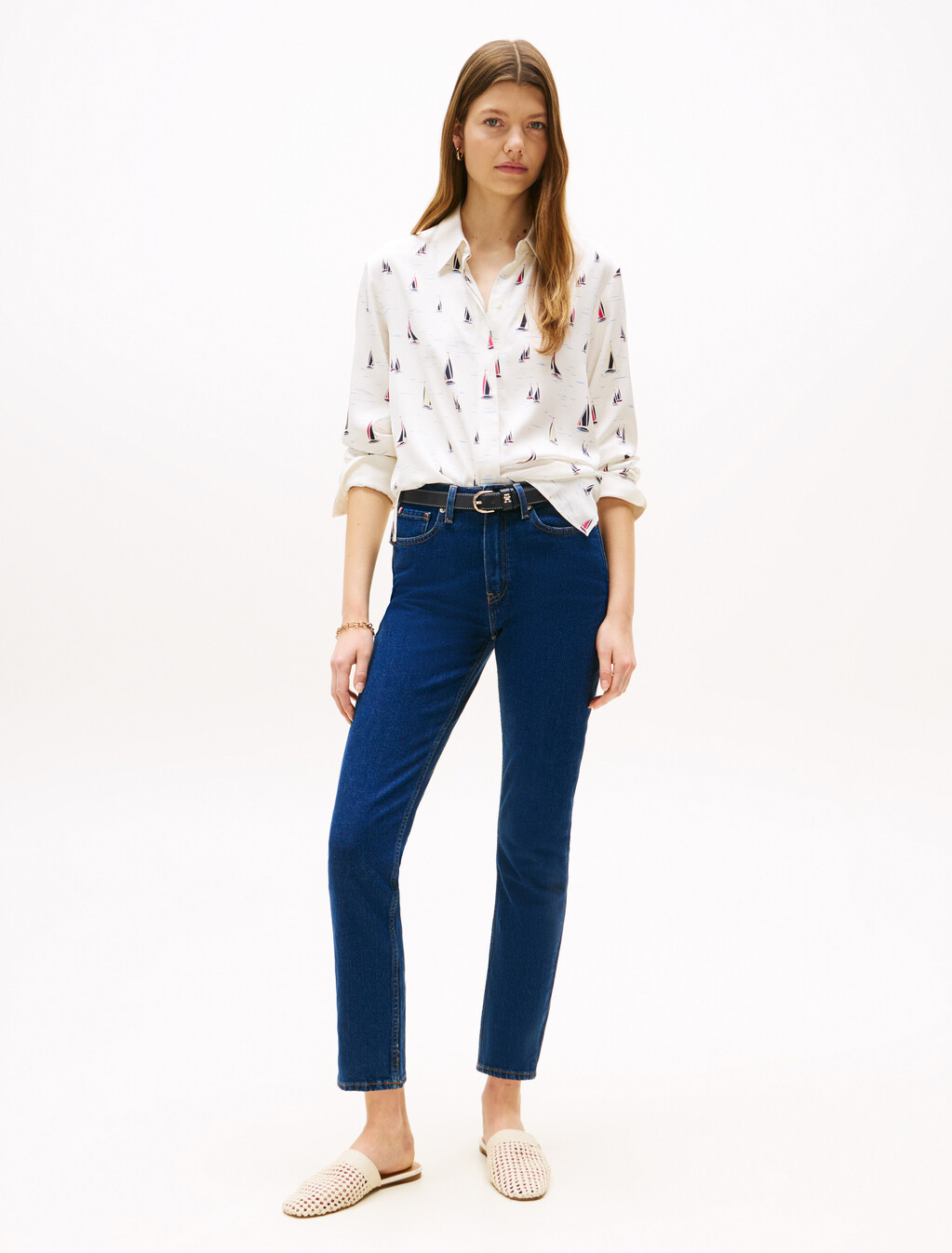 High Rise Slim Ankle Jeans, Ace, hi-res
