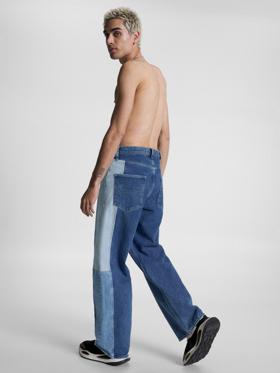 Baggy Fit Three-Tone Jeans