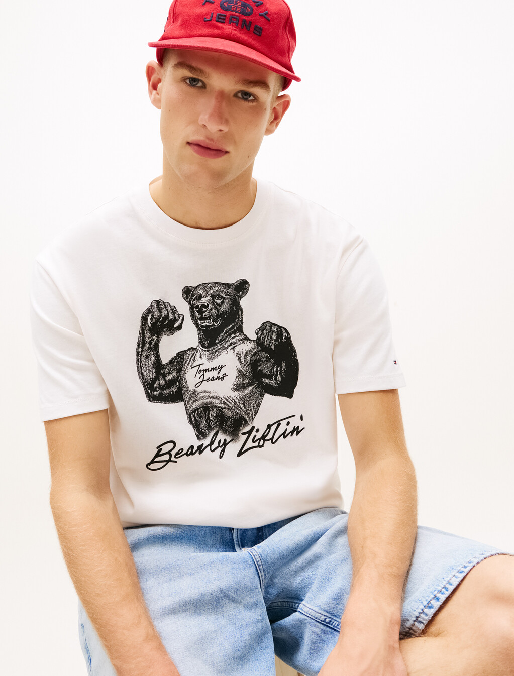 Relaxed Bear Short Sleeve T-Shirt, Ancient White, hi-res