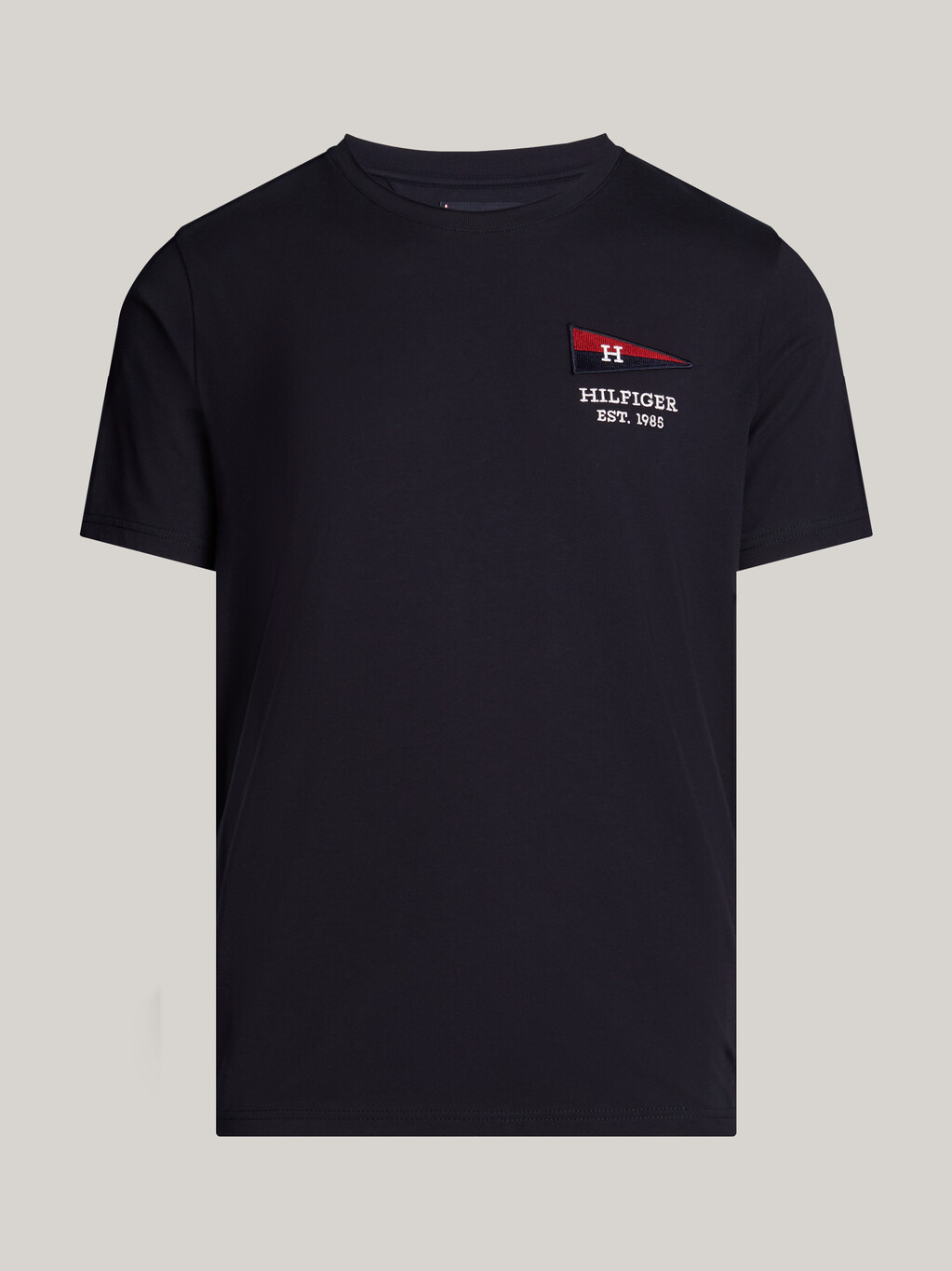 Exclusive Hilfiger Flag Crew Neck T-Shirt, Desert Sky, hi-res