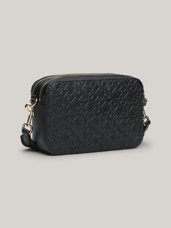 TH Monogram Embossed Camera Bag