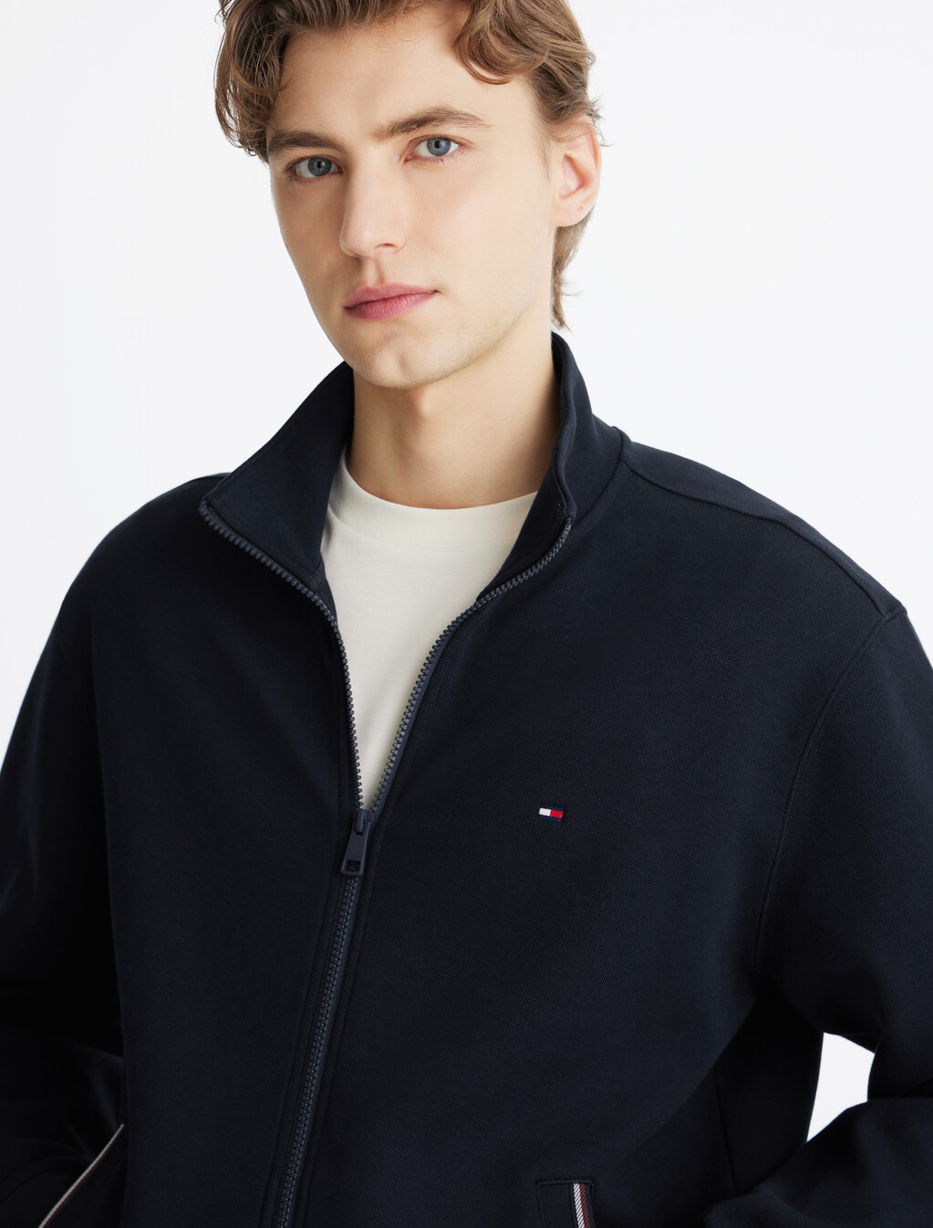 Interlock Pique Jacket, Desert Sky, hi-res