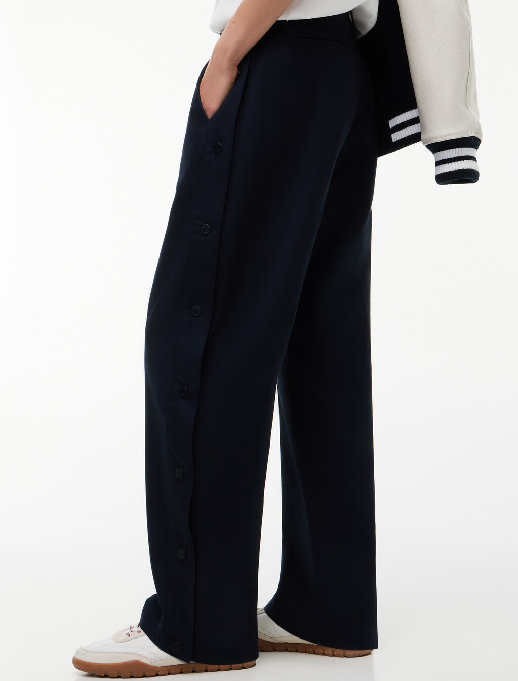 Relaxed Chinos, Navy Blue, hi-res
