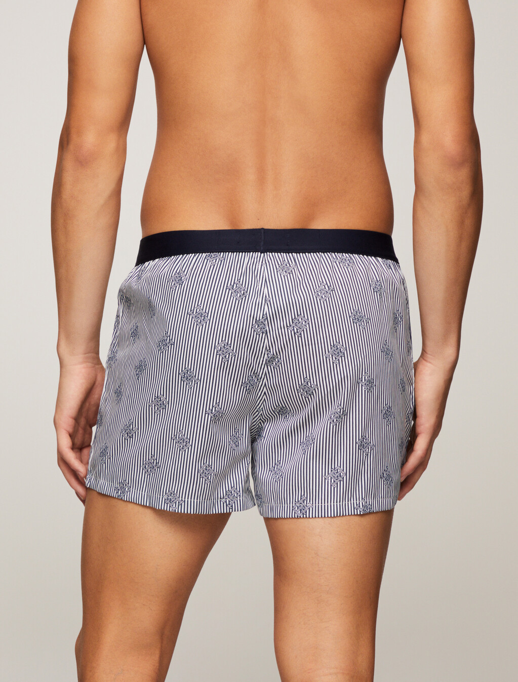 Woven Print Boxer Shorts, Monogram Ithaca, hi-res