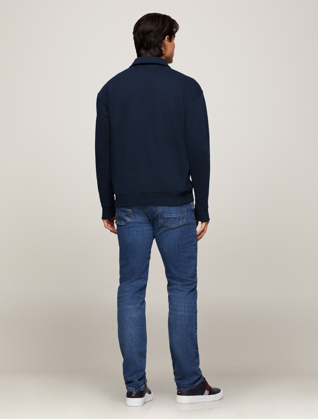 Monotype Half Zip Sweatshirt, Night Sky, hi-res