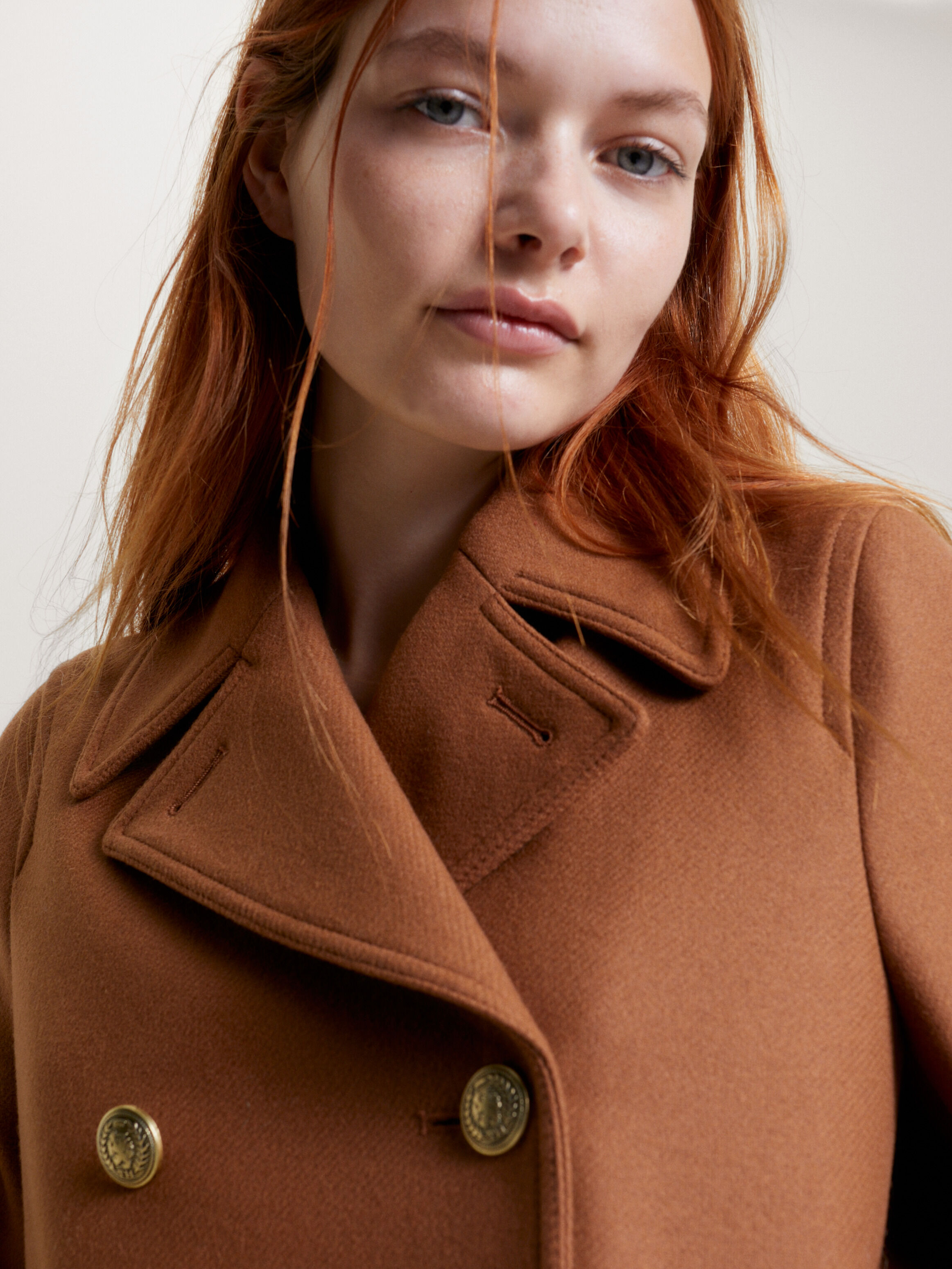 Prep Double Breasted Peacoat