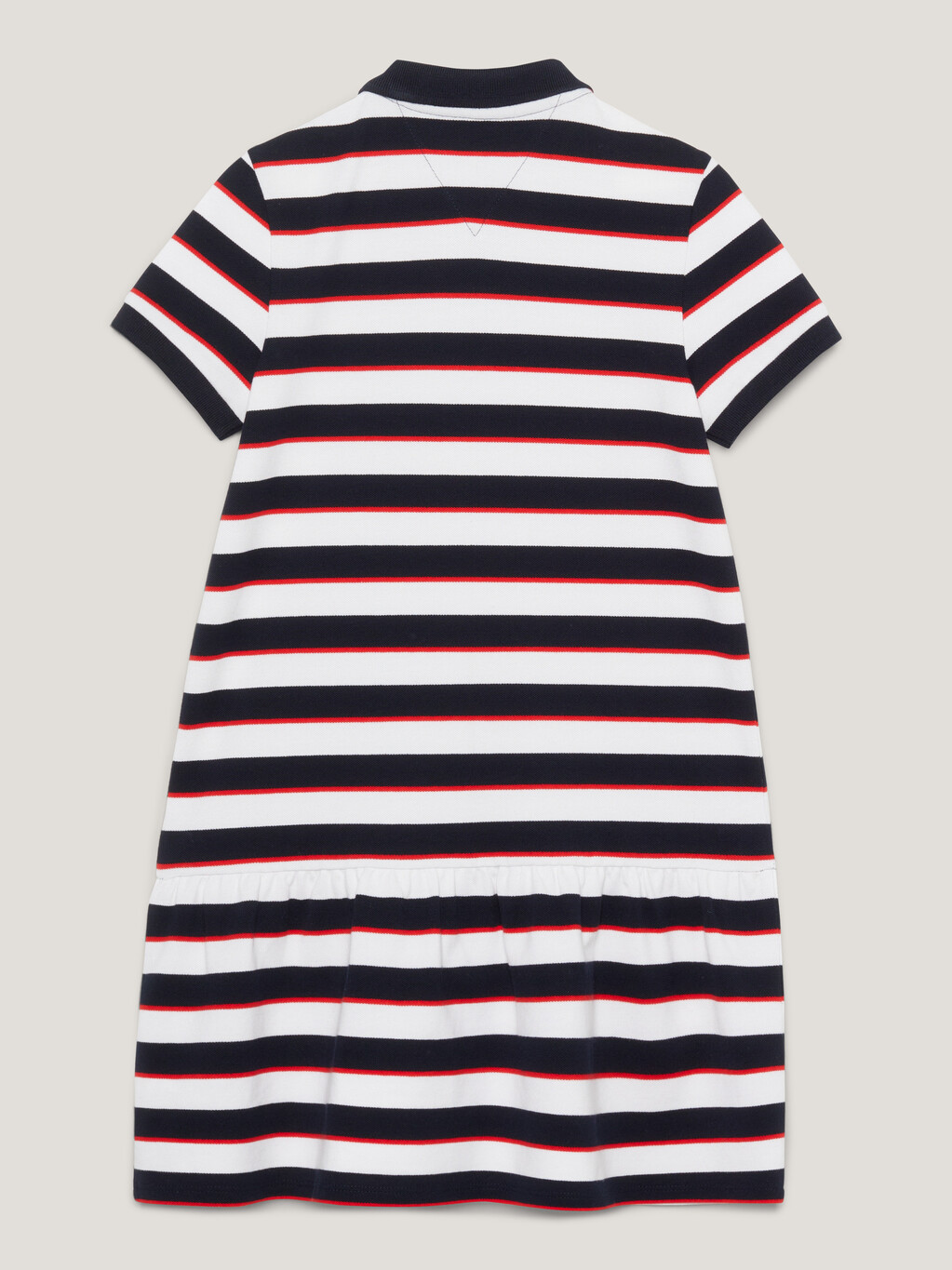 Essential Stripe Polo Dress, Blue / White / Red  Stripe, hi-res