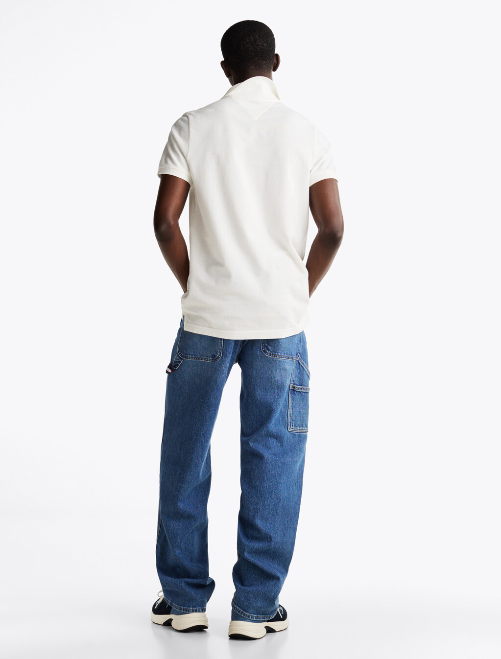Regular Fit Tipped Collar Polo Shirt, Ancient White, hi-res