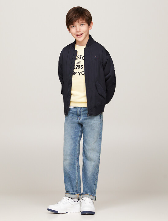 Hilfiger Monotype Back Logo Padded Bomber Jacket