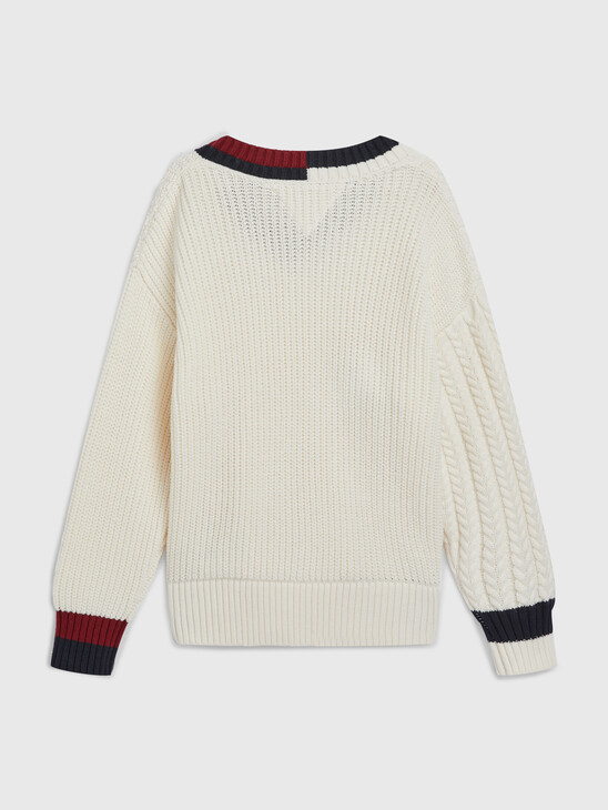 OVERSIZED CABLE KNIT JUMPER