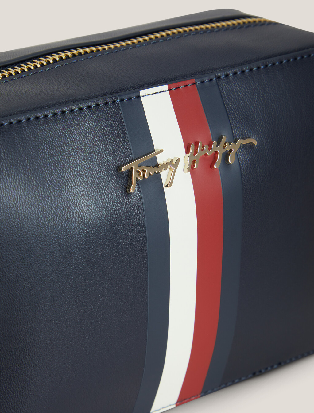 經典條紋斜背包, Space Blue, hi-res