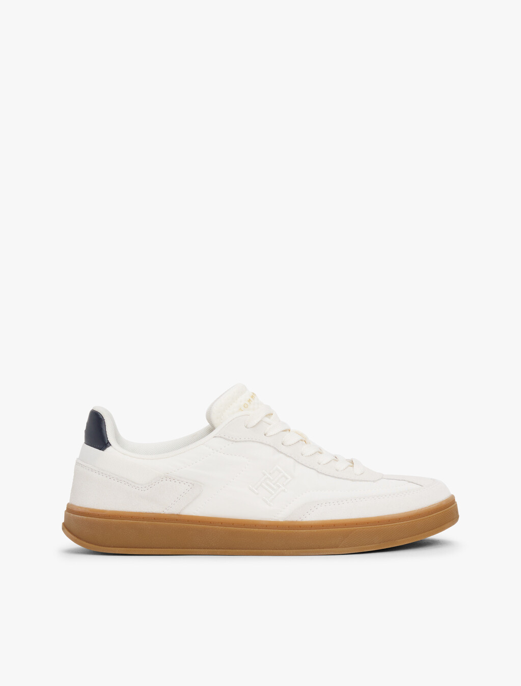 Heritage Suede Trainers, Ancient White, hi-res