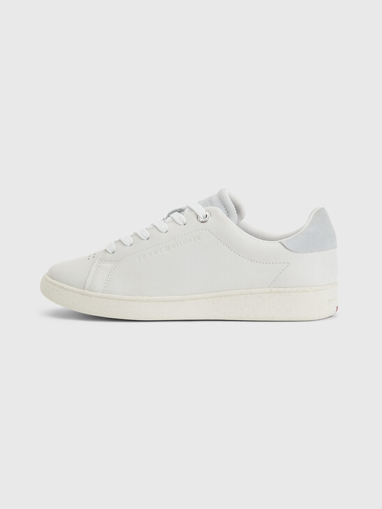 CUPSOLE LEATHER LOGO TRAINERS