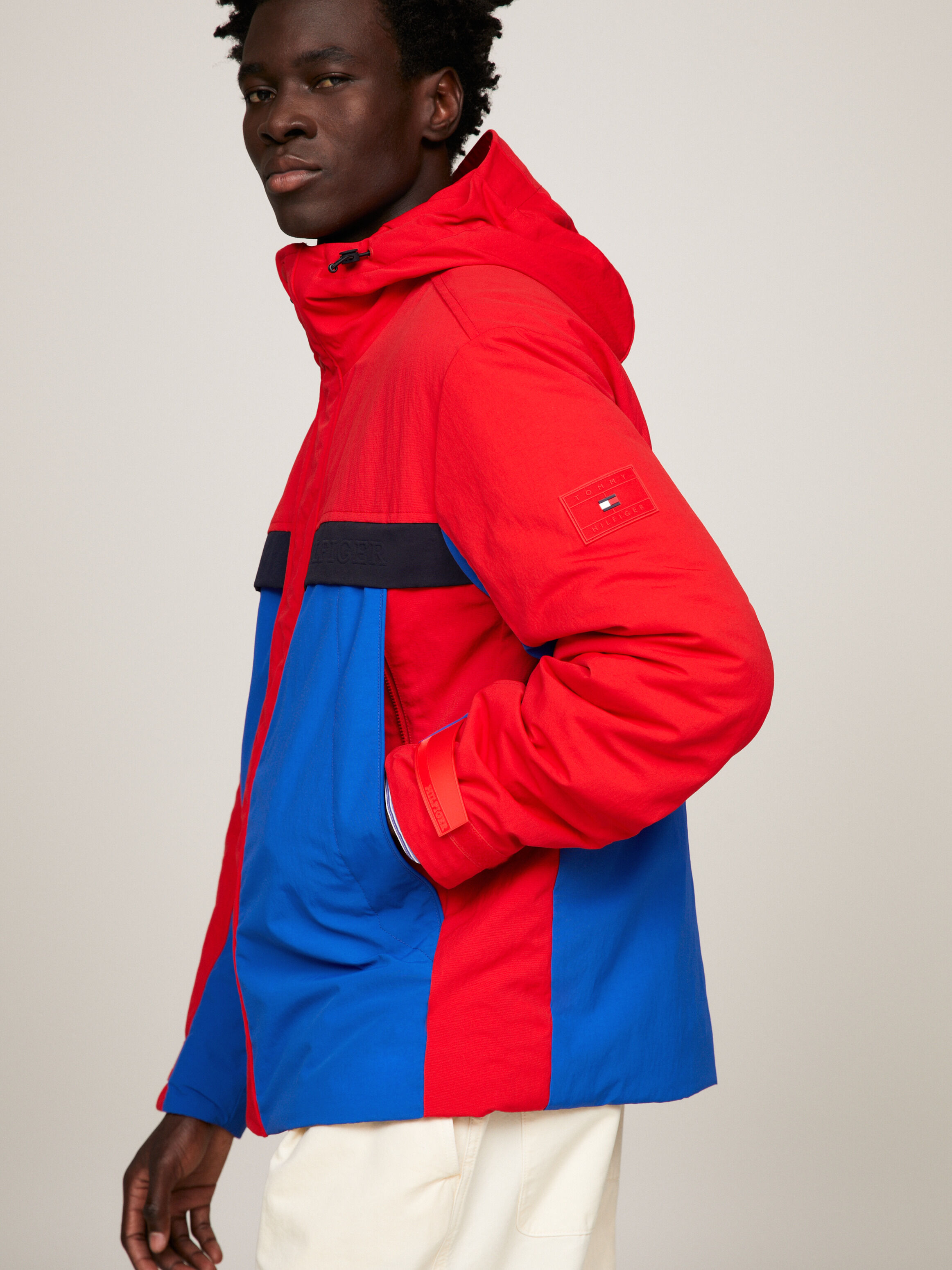 Tommy hilfiger icon color block parka top