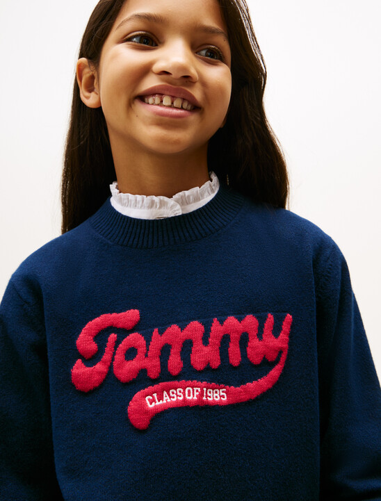 Varsity Intarsia Logo Jumper