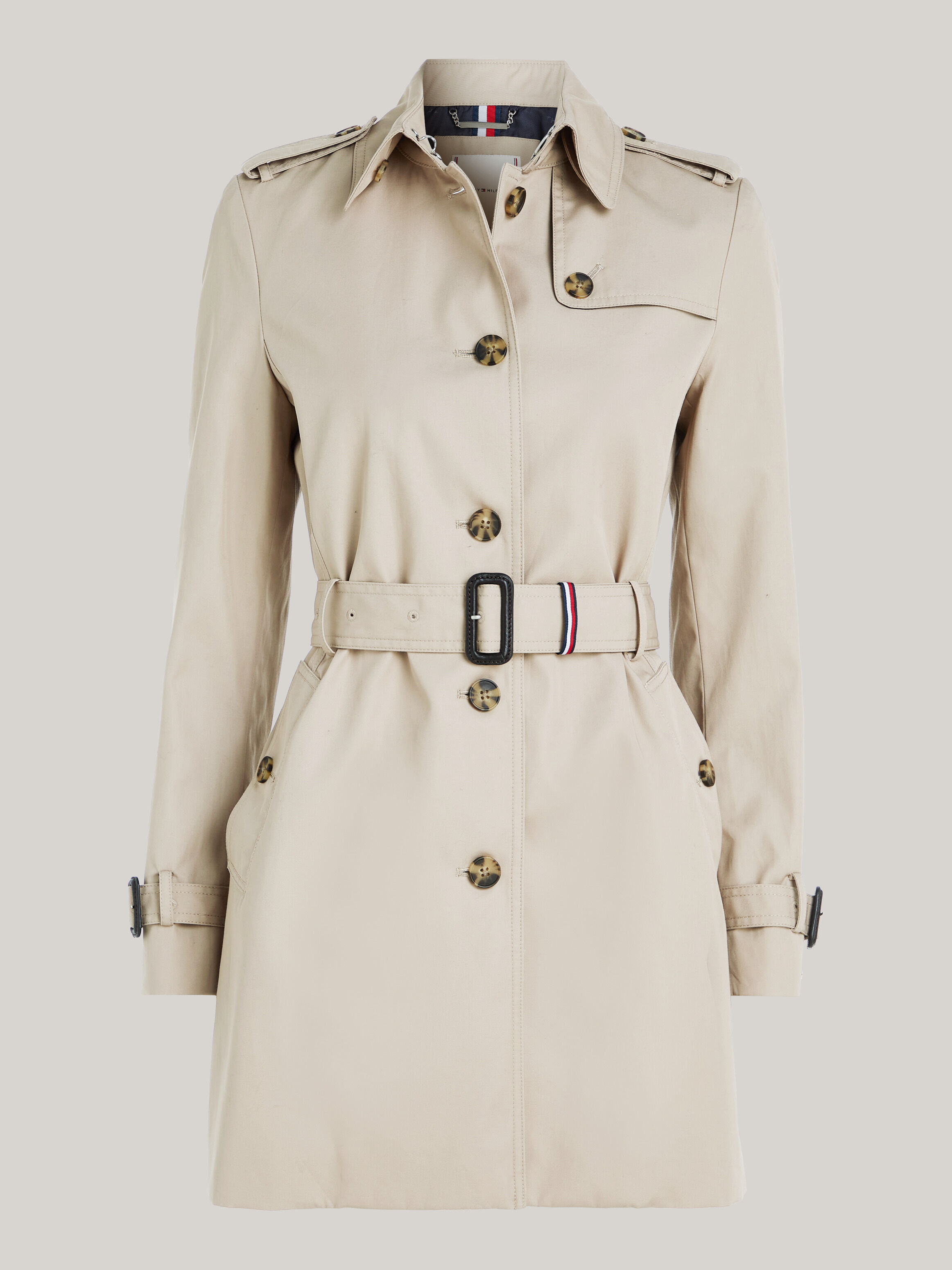 Tommy hilfiger hooded trench coat store