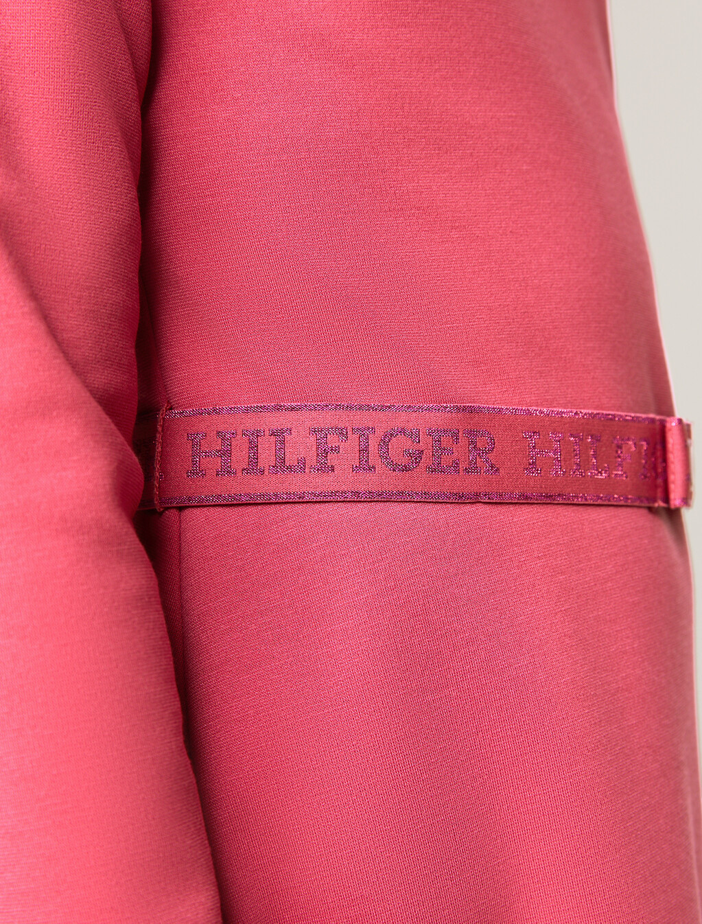 束腰長袖超修身連身裙, Heritage Pink, hi-res
