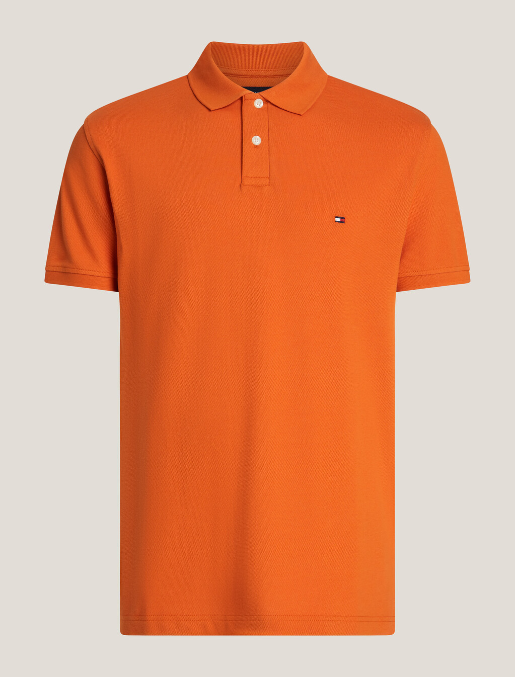 1985 標準版型 Polo 恤, Bonfire Orange, hi-res