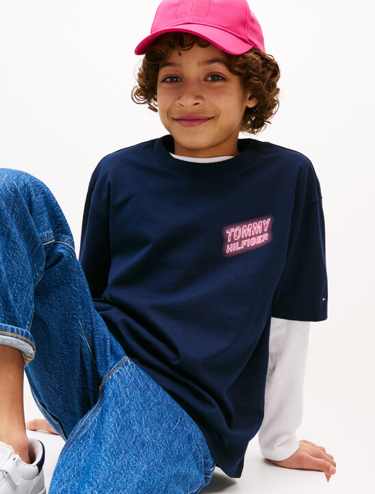 Neon Graphic Print T-Shirt
