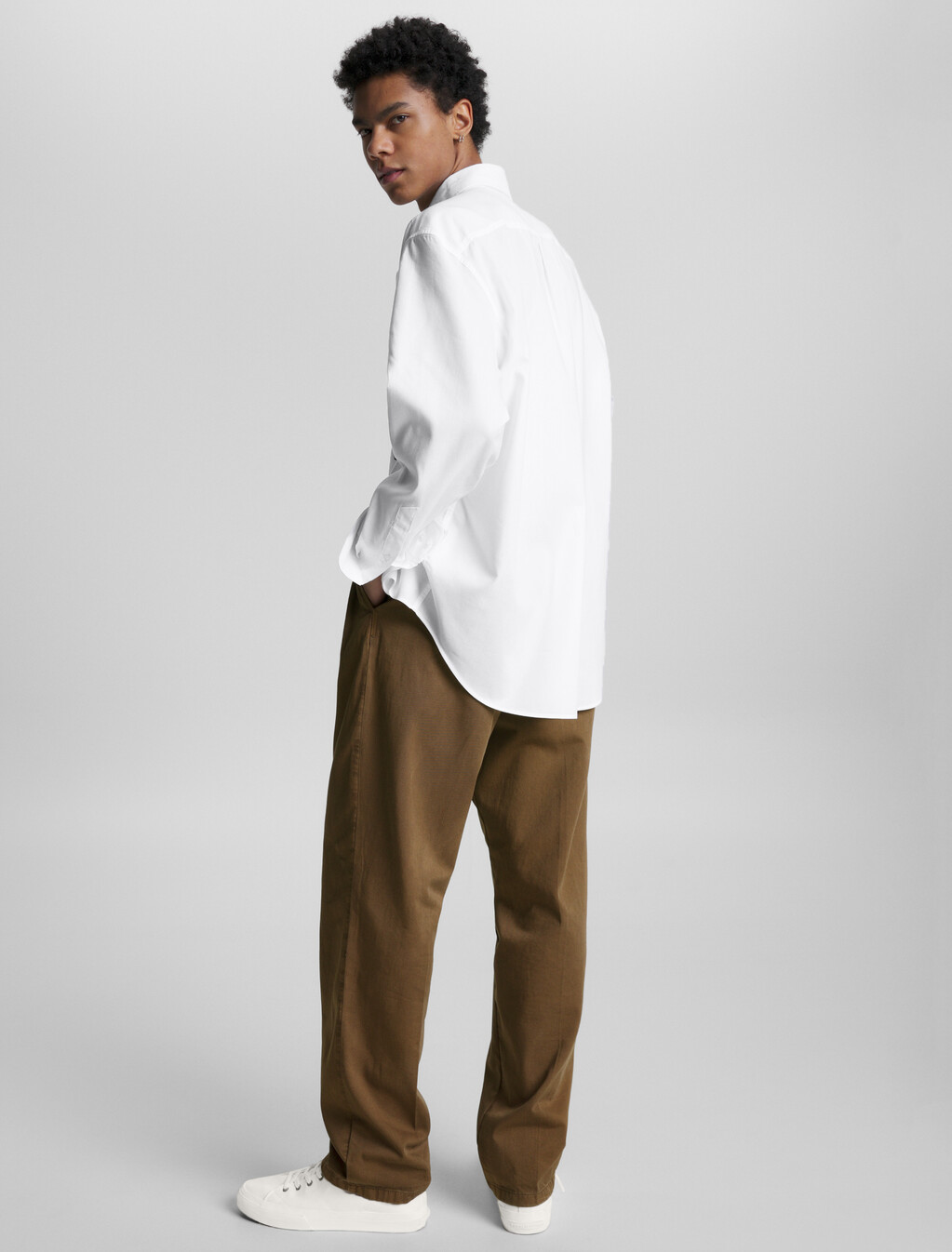 Tommy Hilfiger X Shawn Mendes 牛津恤衫, Optic White, hi-res