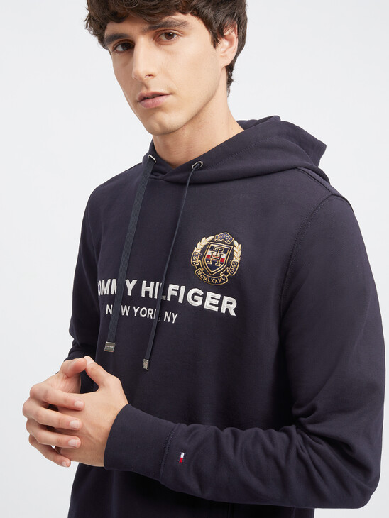 Icon Crest Embroidery Hoodie