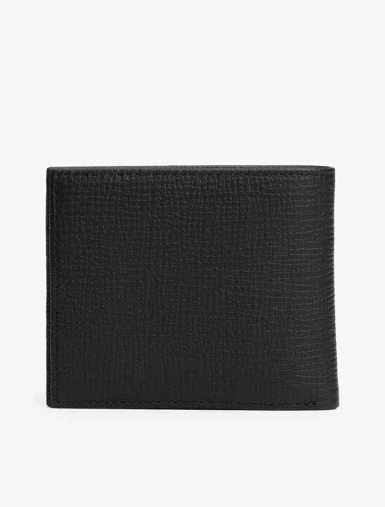 Hilfiger Flag Leather Card And Coin Bifold Wallet