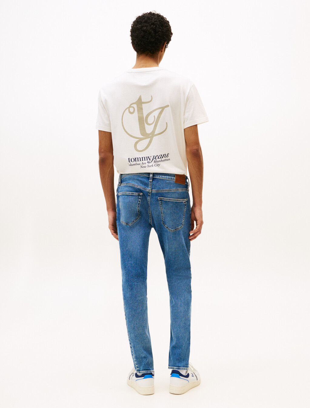 Austin 修身窄口牛仔褲, Denim Medium, hi-res
