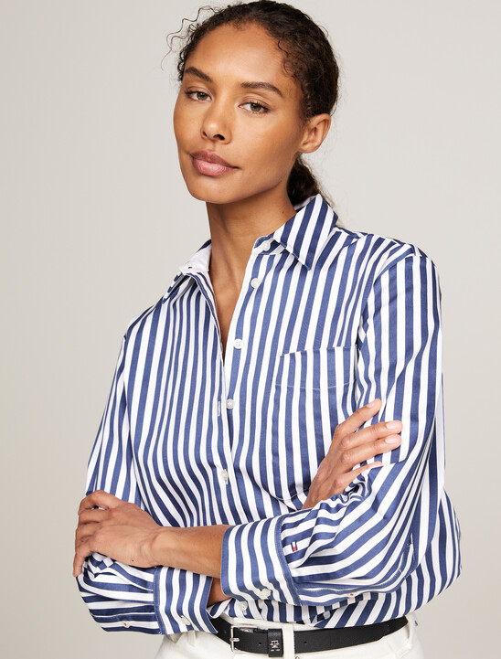 Banker Stripe Easy Fit Shirt