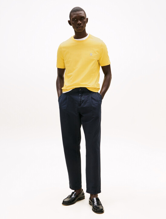 Contrast TH Monogram Embroidery T-Shirt