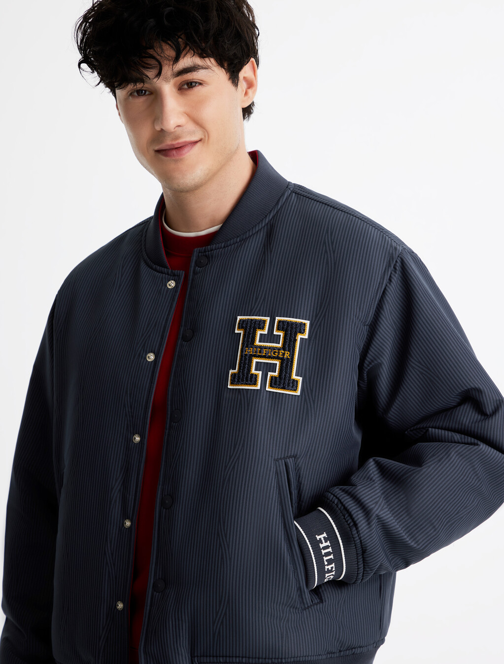 Reversible Bomber Jacket, Desert Sky, hi-res
