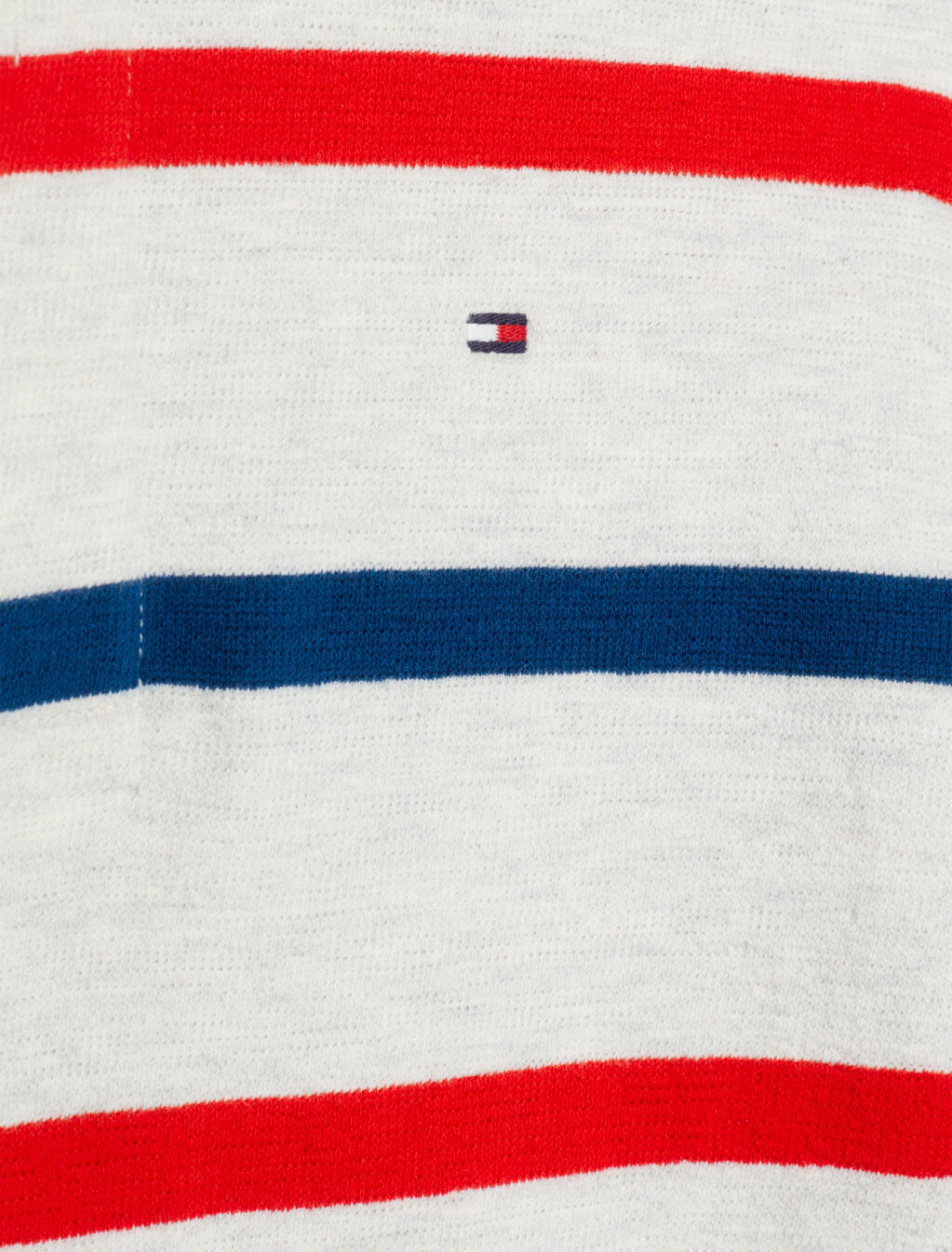 Boys Rugby Stripe Polo, Light Grey Heather Base/Rwb Stripes, hi-res