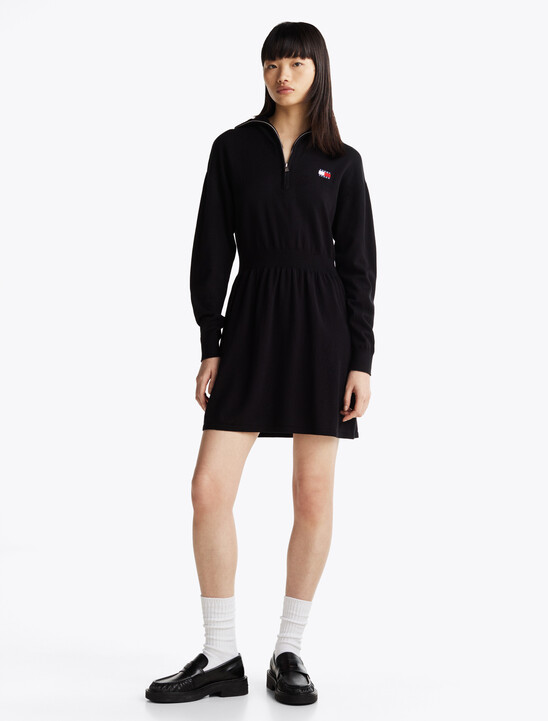 Fit And Flare Mini Jumper Dress